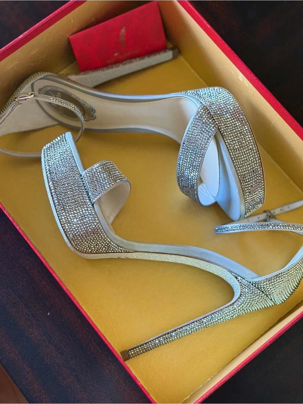 Rene Caovilla sparkling crystal